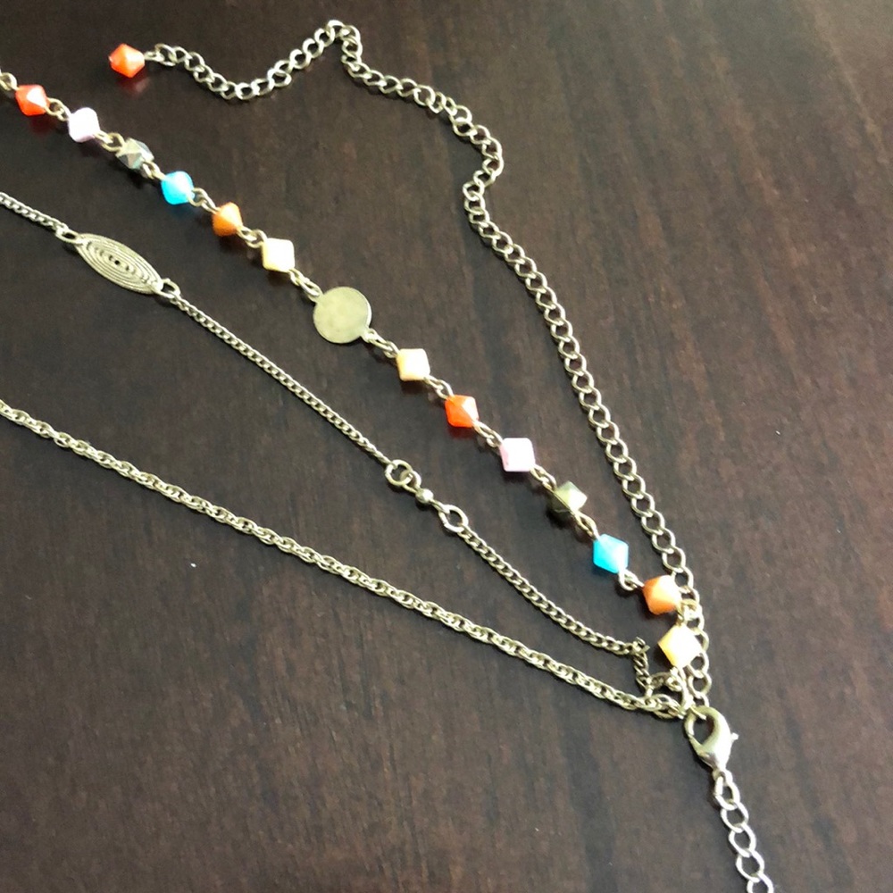 Three Chain Necklace - Picture 3 of 4